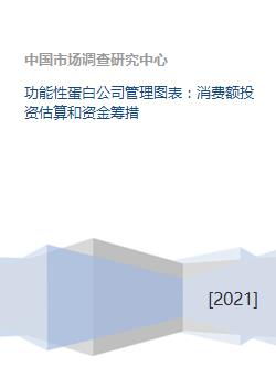 功能性蛋白公司管理图表 消费额投资估算和资金筹措